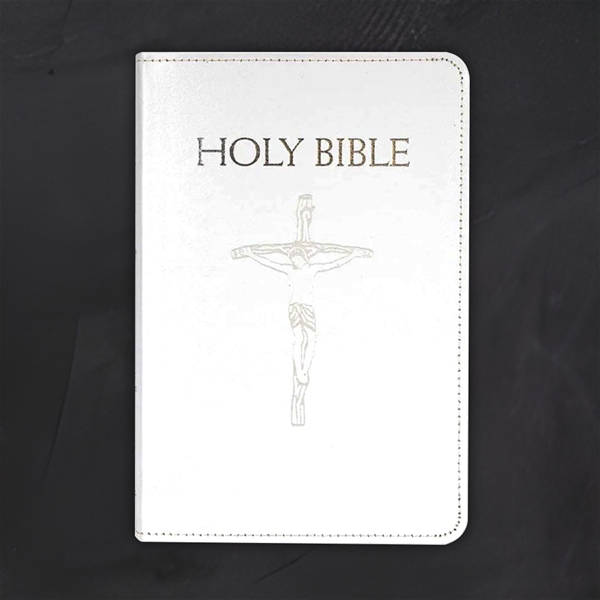 Catholic Companion Edition Bible (NABRE) - White Leather Cover