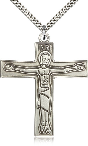 Cursillo Crucifix Medal - Sterling Silver or Gold Filled
