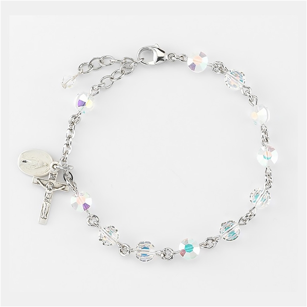 Sterling Silver Aurora Borealis Bracelet