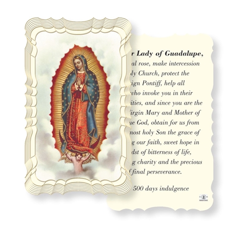 Our Lady of Guadalupe &amp; Mystical Rose Prayer Card