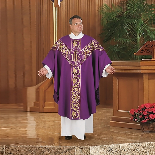 Embroidered Roma Chasuble
