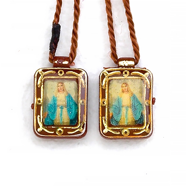 Our Lady of Grace Badge Scapular