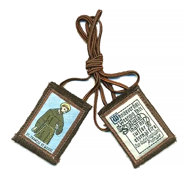 St. Francis of Assisi Brown Scapular