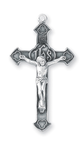 Crucifix Clover Sterling Silver