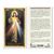 Divine Mercy Spanish Laminated Prayer Card
