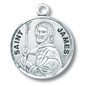St James Sterling Silver Medal