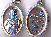 St. Paul Inexpensive Oval Medal