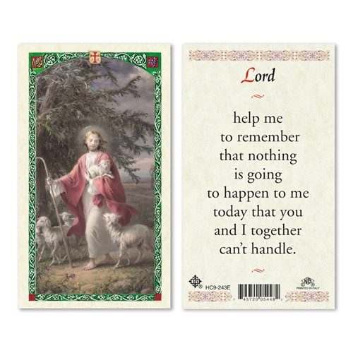 Lord Help Me Remember Laminated Prayer Card