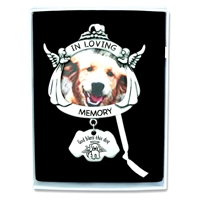Dog Photo Memorial Ornament in Gift Box