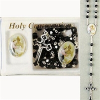 Communion Boy's Rosary with Pin