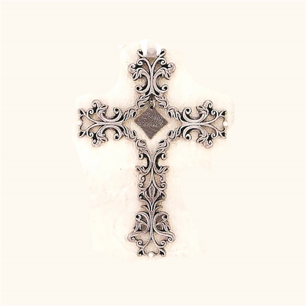 Communion Metal Filigree Cross