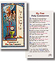 First Communion Laminated Prayer Card