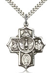 Sterling 5 Way Confirmation Pendant