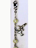 Communion Silver Pearl Bracelet