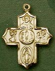 Five Way Communion Pendant with 18 inch Chain