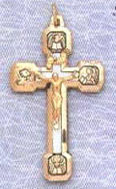 Stations of the Cross Gold Crucifix