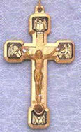 Stations of the Cross Gold Crucifix