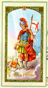 Saint Florian Laminated Prayer Card