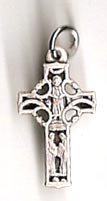 Celtic Cross Pierced Silver Pendant