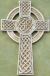 Fine Pewter Celtic Wall Cross