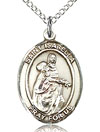 St Isabella Sterling Silver Medal
