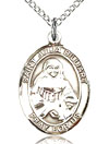 St Julia Billart Sterling Silver Medal