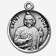 St Jude Sterling Silver Medal