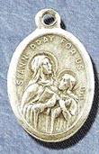 St. Anne Oxidized Medal