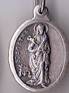 St. Agatha Oxidized Medal