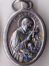 St. Aloysius Economical Oxidized Medal
