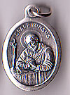 St. Alphonsus / Our Lady of Perpetual Help Inexpensive Oxidized Medal