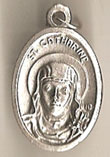 St. Catherine Oxidized Medal