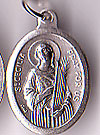 St. Cecilia Oxidized Medal
