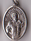 St. Dimas Good Thief Oxidized Medal