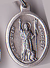 St. John the Baptist Inexpensive Oxidized Medal