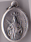 St. Lawrence Inexpensive Oxidized Medal