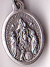 Our Lady of Mercy Inexpensive Oxidized Medal