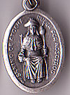 Nino De Atocha Inexpensive Oxidized Medal
