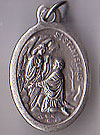 St. Stanislaus Inexpensive Oxidized Medal