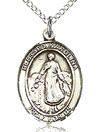 St Karolina Sterling Silver Medal