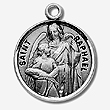 St Raphael Sterling Silver Medal