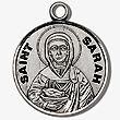 St Sarah Sterling Silver Medal