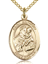 St Anthony Gold Filled Medal