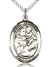 St Anthony Sterling Silver Medal