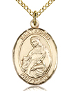 St Agnes Gold Filled Medal