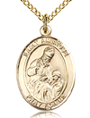 St Ambrose Gold Filled Medal