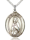 St Alice Sterling Silver Medal