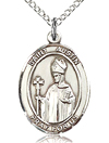 St Austin Sterling Silver Medal