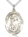 St Adrian of Nicomedia Sterling Silver Medal