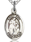 St Ann Small Sterling Silver Medal